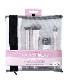 Real Techniques Skin Love Complexion Kit - Набор для макияжа с косметичкой